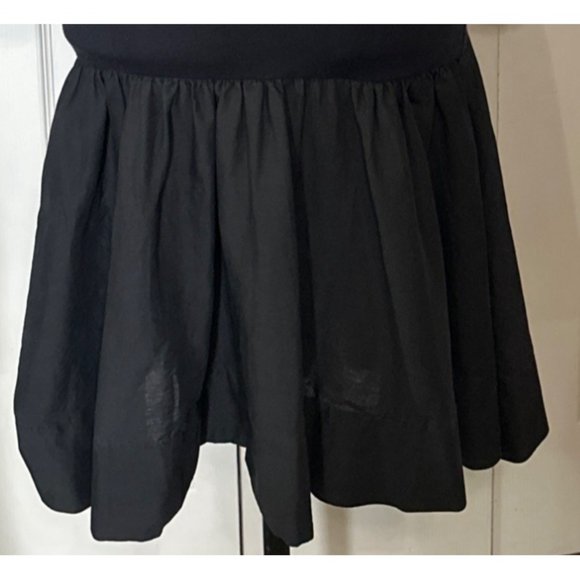 Vintage Linea Moda Brand Fit & Flare Black Dress Poly Blend Women's Size 4-READ - Picture 4 of 16